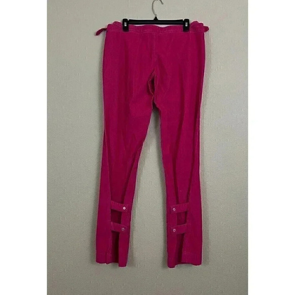 Miss Sixty Womens Easy Oliver Trousers Corduroy Pants Sz 29 Y2K Barbiecore Long - Picture 5 of 16